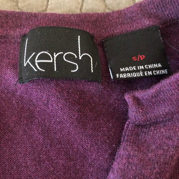 Deep Purple Cardigan - Picture 3 of 4